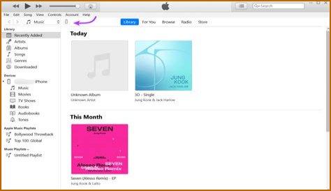 How do I upload music from iTunes to my iPod?