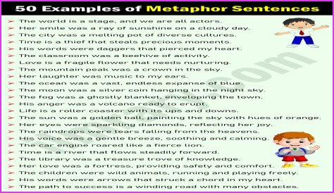 What is metaphor definition and examples?