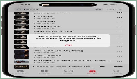 Why are some albums not available on iTunes?